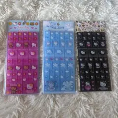 『正規品』ハローキティ90sタイルシールヒョウ ハイビスカスペガサス３セット売り