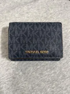 MICHAEL KORS ブラック 三つ折り財布