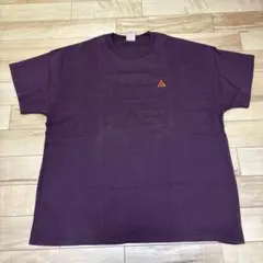 【NIKE ACG】美品 ロゴ刺繍Tシャツ XL バーガンディーのサムネイル