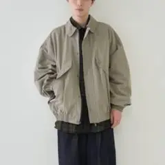 【Bargiee】WIDE POCKET BLOUSON カーキ