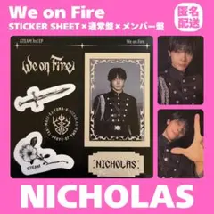 &TEAM NICHOLAS We on Fire ステッカーシート トレカ