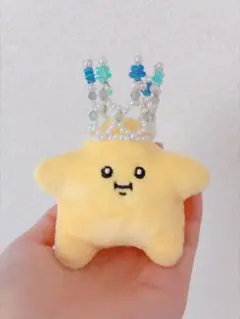 ハンドメイド ぬい用ビーズティアラ