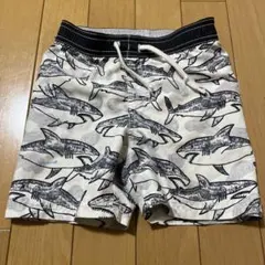 80 24M オールドネイビー サメ柄水着 ショートパンツ 男の子用