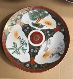 古九谷大皿45、5センチです 古九谷大皿45、5センチです