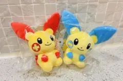 ☆韓国限定☆ポケモン キーホルダー プラスル&マイナン ぬいぐるみ