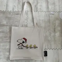 トートバッグ　PEANUTS スヌーピー&ウッドストック