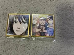 【NARUTO】 豆ガシャ色紙　7班（サクラ/ナルト/サスケ）サスケ