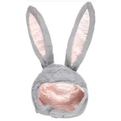 90 うさぎ 被り物 かぶりもの ウサギ コスプレ ウサギ帽子 かわいい