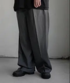【CTHY】HIGH-END WOOL FLARED DOUGI PANTSのサムネイル