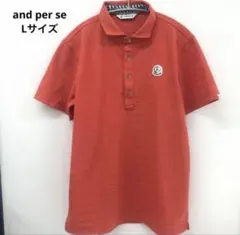 アンパスィ ゴルフウェア 半袖ポロシャツノ　65