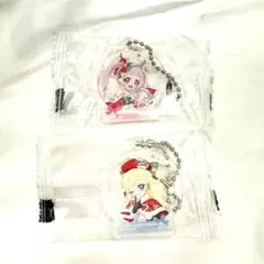 非売品 海外限定 ひみつのアイプリ　みつき　ひまり　クリスマスキーホルダー