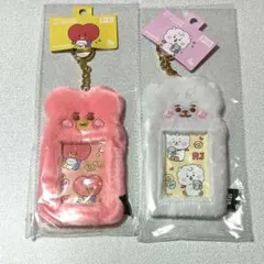 BT21 フォトカードキーホルダー TATA & RJ