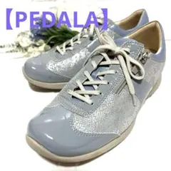 【PEDALA】本革asicsウォーキングコンフォートシューズのサムネイル