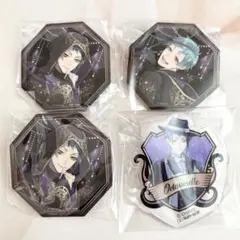 ツイステ アクリルクリップ ジェイド フロイド 4点セット