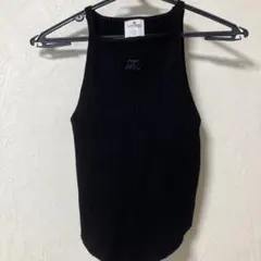 courrèges リブ キャミソール ブラックのサムネイル