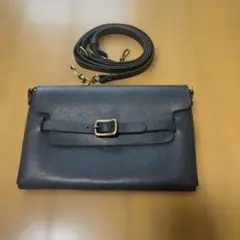 kuleha クレハ　Tsutsumuポーチとツイストストラップセット　ブラック