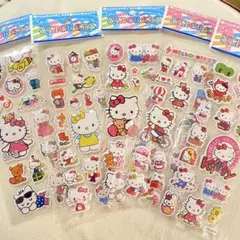 ハローキティ ぷっくり シール 5つセット＋2