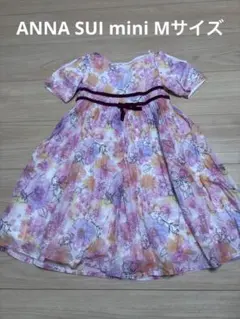 ANNA SUI mini♡半袖ワンピース♡花柄♡Mサイズのサムネイル