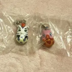 デジモンアドベンチャー めじるしアクセサリー ピヨモン　ゴマモン
