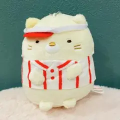 すみっコぐらし ラウンドワン コラボ ボールチェーン付きぬいぐるみ ねこ