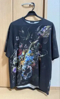 LAD MUSICIAN 花柄ビッグTシャツ 2119-715