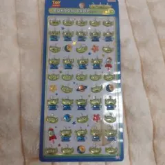 ボンボンドロップシール　エイリアン　リトルグリーンメン　トイストーリー