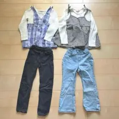 女の子 120 上下 まとめ売り トップス パンツ ズボン