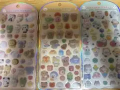 【新品】クラックス正規品 オバケーヌ コットンパフィーシール 3種類セット