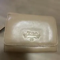 Dakota 二つ折り財布 ベージュ