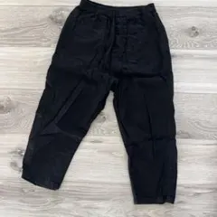 オムネス　キッズ リネンパンツ ブラック 120cmのサムネイル