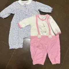 ミキハウス　ロンパース　帽子　3点セット