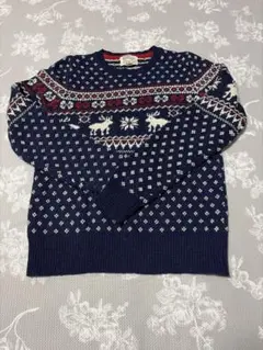 WHO.AU ノルディック柄 セーター Sサイズ