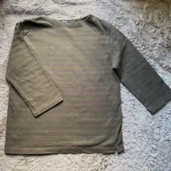 JOURNAL STANDARD 長袖Tシャツ カーキ・グリーンストライプ