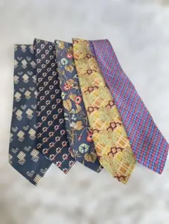 エルメスほか　ブランド ネクタイ 5本セット