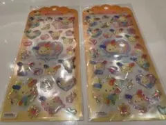 サンリオ　ウサハナ　ドロップジェリーシール　2枚セット
