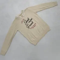 repipi armario 刺繍入り ニットセーター 長袖 カジュアル M