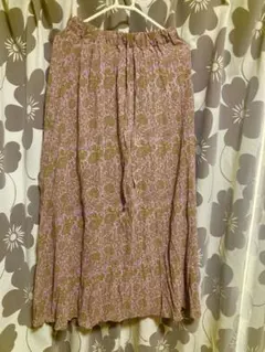 Kastane 花柄ロングスカート