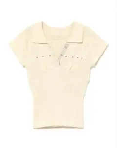 ♡ andmary lindsay logo tops ivory andmary Lindsay logo tops アイボリー - メルカリ