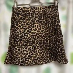 引越しの為3/15消去 ヒョウ柄ミニスカート