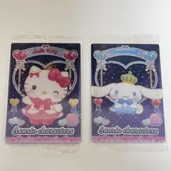 【サンリオキャラクターズウエハース】シナモロール ハローキティ レアカード