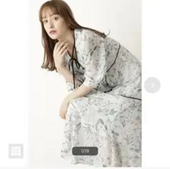 ジルスチュアート　キャシーボタニカルワンピース