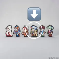 ファイナルファンタジー　ピクセルリマスター　ビルドチャームコレクションvol.1