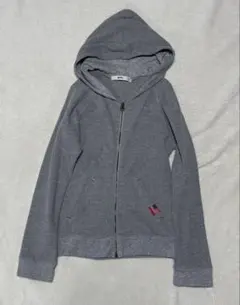 MPS キッズ 130サイズ　ジップアップパーカー グレー