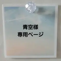 青空様専用ページ