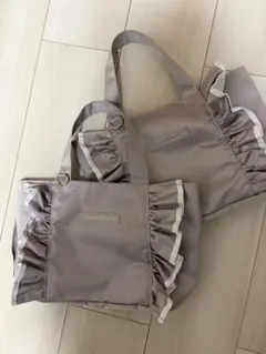 【ジャンク】JILL by JILLSTUART フリルトートバッグ 2点セットのサムネイル