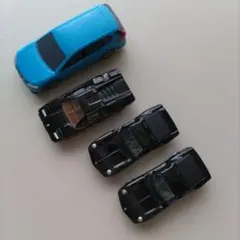 Lamborghini／Miura・Countach／青い車／ミニカー・4点