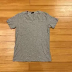 DIESEL グレー Vネック Tシャツ　Sサイズ