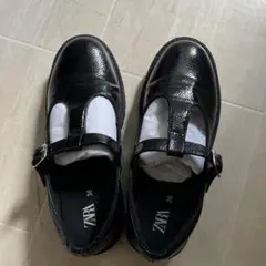 ZARA 女の子用エナメル風シューズ36