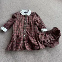 Ralph Lauren タータンチェック ワンピース 12M 80