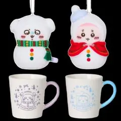 モモンガ　本屋(かにちゃん) 雪だるま マグカップ ぬいぐるみセット